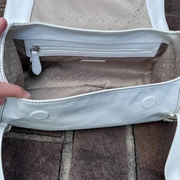 Cole Haan White Leather Purse - Picture 6 of 7